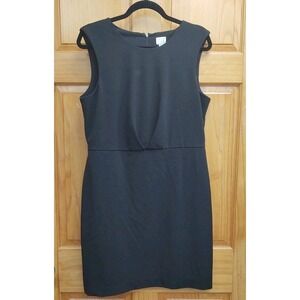 A.N.D.e a w y Women's Size 14 Black  Lined Dress  Sleeveless A Line Sheath
